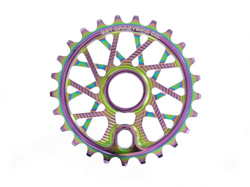 Звезда BMX CrazyBike SOL 25T Oil Slick