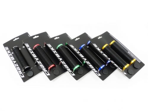 Грипсы CrazyBike Lock-On (Soft Compound) Зеленый