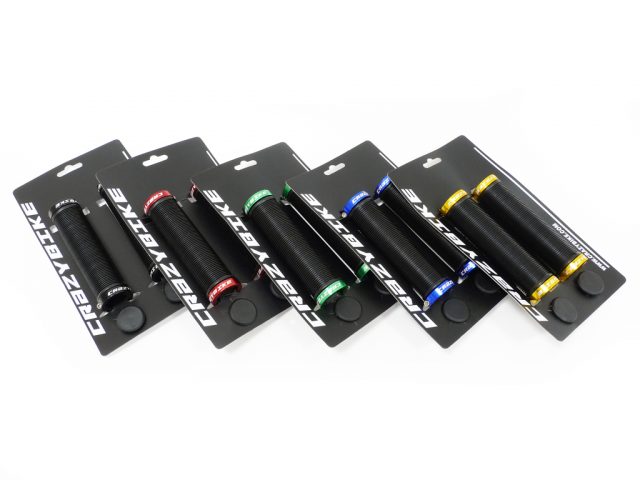 Грипсы CrazyBike Lock-On (Soft Compound) Синий