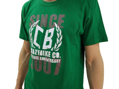 Футболка CRAZYBIKE CO. 10 YEARS ANNIVERSARY Green - L