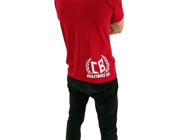 Футболка CRAZYBIKE CO. 10 YEARS ANNIVERSARY Red - S — изображение 3