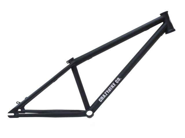 Рама стрит-дерт 26" CrazyBike FLIP v.2 (2020) Matt black