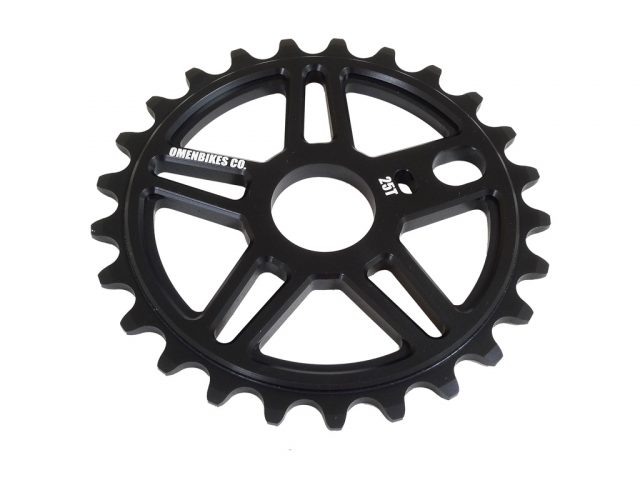 Звезда BMX OMEN Pentagram 25T Черный
